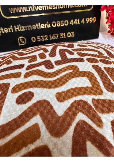 Nivemeshome Lucca Pl06 Yeni Sezon Kırlent Kılıfı Kiremit 45 X 45