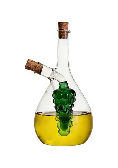Mutfak Kutusu Tools Sirke Ve Yağ Şişesi, Biberlik Grape Cluster Çok Renkli