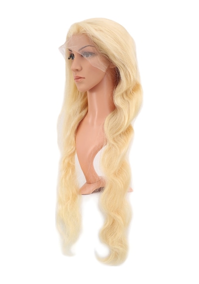 Gerçek Front Lace Dalgalı Platin Tül Peruk / 85/90cm - Uxfo-758733 Çok Renkli