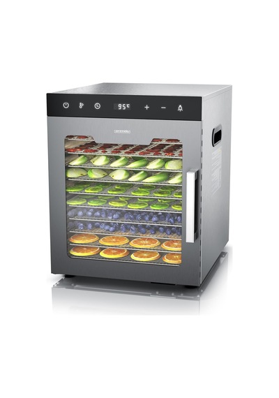 10 Katlı Paslanmaz Çelik Dehidratör, 800w Gıda Kurutucu, Meyve, Et, Sebze Kurutma, 8400 Cm² Alan