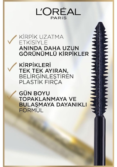 Telescopic Gold Maskara - Siyah & Super Lock Brow Glue Kaş Sabitleyici Maskara - Şeffaf pkttelesmasksuperlock-10572