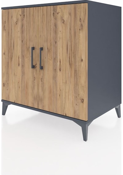 Kronos Şifonyer 2 Kapaklı 88x59x96 Antrasit-çam Antrasit