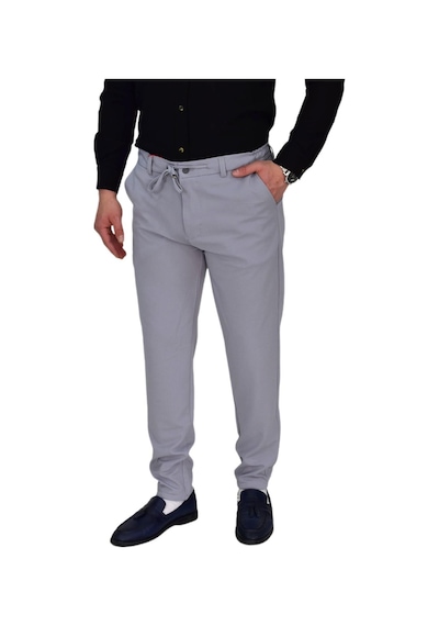 Erkek Beli Lastikli Jogger Pantolon Regular Fit Bgl-st04328 Gri