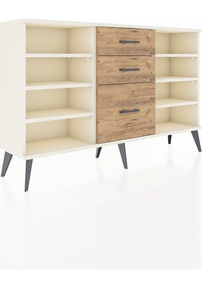 Arges Konsol 6 Raflı 3 Çekmeceli 132x30x83 Aytaşı-aytaşı/çam Aytaşı/çam Arges Konsol 6 Raflı 3 Çekmeceli 132x30x83 Aytaşı-aytaşı/çam Aytaşı/çam