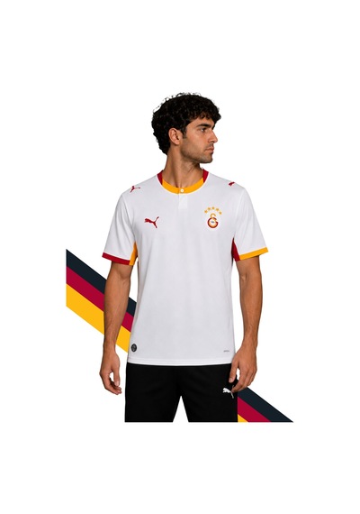 Gs Frm 042 785002 Galatasaray Orjinal Lisanslı Puma 2026/2027 Alternatif Beyaz Forma