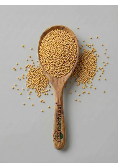 İxirciyusuf Sarı Hardal Hardal Tohumu Yellow Mustard Seed Mustard Seed Brassica Alba Doğal Tane 100 G
