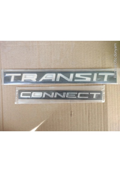 Transit Connect Bagaj Yazısı Yeni Kasa Transit Connect 2li Takım Yeni Model Bantlı Oto Logo Aksesuar