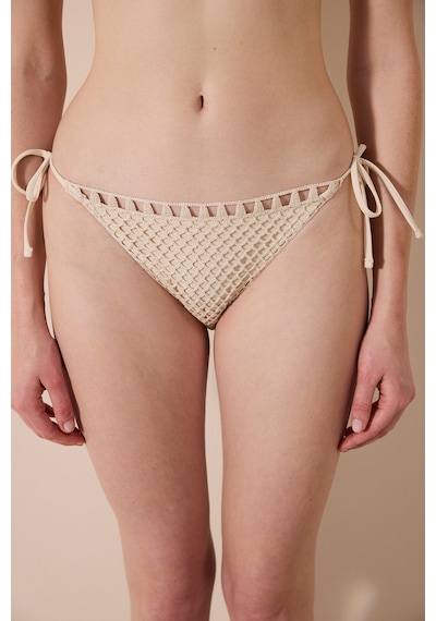 Penti Alita Örgülü Taş Rengi Bikini Altı Plwpnnva24ıy-st1 Gri