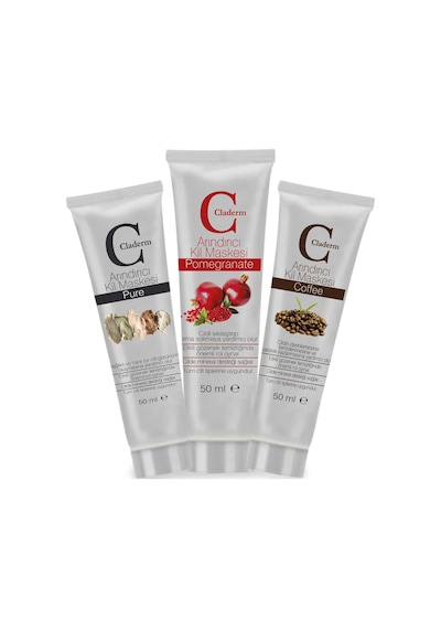 Claderm 3'lü (Pure-Pomegranate-Coffe) Avantaj Paketi 50 ML