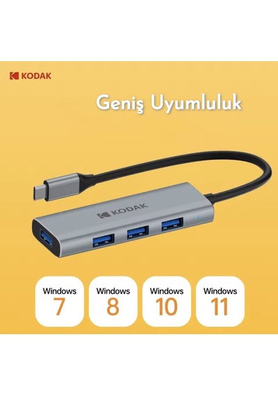Kodak 4'ün 1'i Hub Çoklayıcı Ce Lisanslı Laptop/bilgisayar
