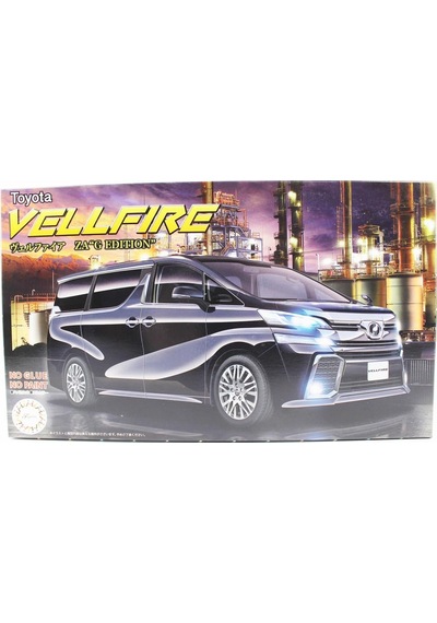 Fujimi C-nx-1 06609 1/24 Ölçek, Toyota Vellfire Za G Edition Black , Minibüs Plastik Model Kiti