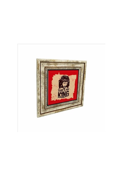 Hz İsa Görseli Baskılı Taş Tablo 25x25