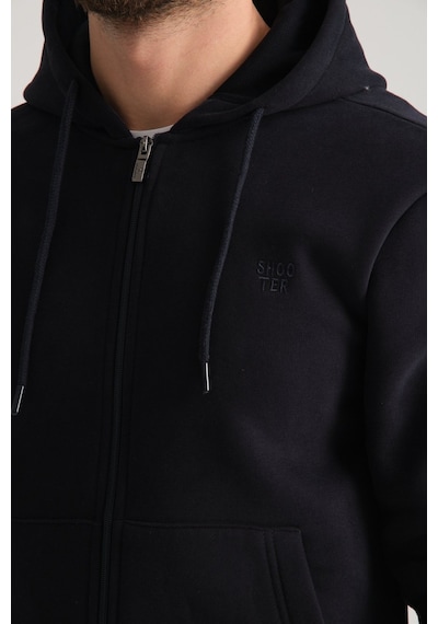 Shooter Sportswear Shooter Erkek Kışlık Eşofman Takımı Luxe Regular Kapüşonlu Lacivert