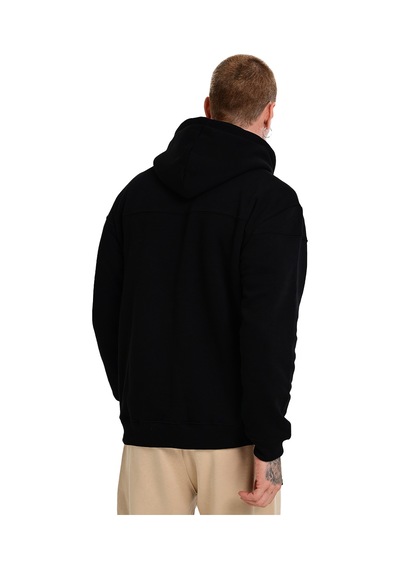 Sportive Lerida Hoodie Erkek Siyah Günlük Stil Sweatshirt 24ku001-syh Siyah