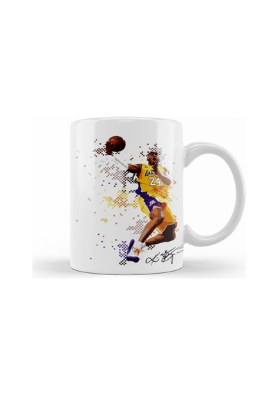 Kobe Bryant Signature Kupa Bardak Porselen Karışık