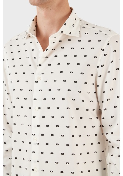 Emporio Armani Erkek Gömlek 6r1c86 1nmvz F1e7 Beyaz