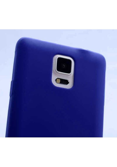 Samsung Galaxy Uyumlu S5 Kılıf Zore Premier Silikon Kapak Saks Mavi