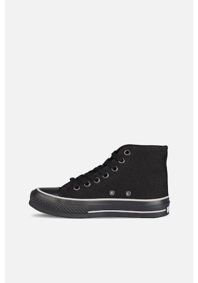 Vicco Star Basic Unisex Genç Siyah/siyah Sneaker Siyah