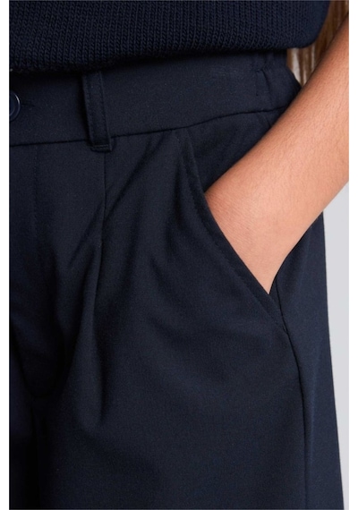 Defacto Okula Dönüş Düz Paça Pilili Pantolon Kız Çocuk H9671a826aunv253 Lacivert-nv253