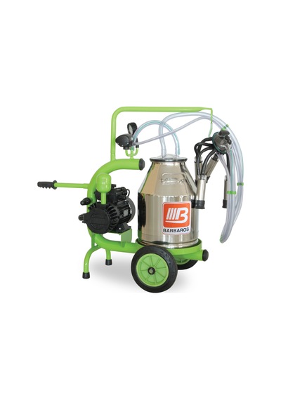 Bartech C 30 Kuru Tip Tekli İnek Sağım Makinesi - Paslanmaz Güğüm