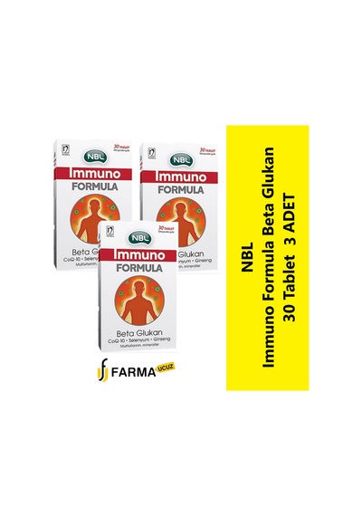 Nbl Immuno Formula Beta Glukan 30 Tablet 3 Adet
