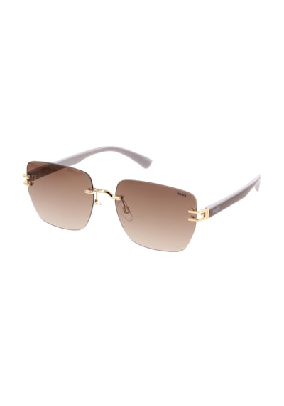 Hawk Hw2299-02 58 Unisex Güneş Gözlüğü Kahverengi