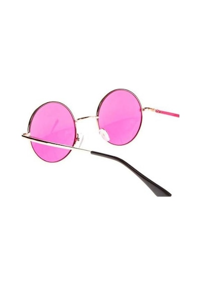 John Lennon Güneş Gözlüğü Yuvarlak Pembe Camlı 