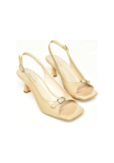 Fox Shoes S282082108 Ten Rugan Kalın Topuklu Kadın Ayakkabı Ten