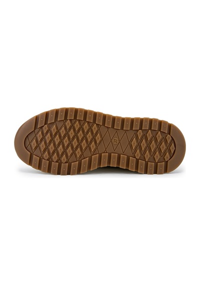 Tamer Tanca Kadın Hakiki Deri Bej Sneakers & Spor Ayakkabı 1116 1868 Bn Ayk Y26 Bej/antrasıt