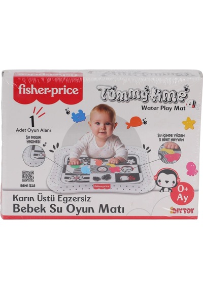 Fisher Price Bebek Su Oyun Matı Siyah ve Mavi FP3240-FP2861