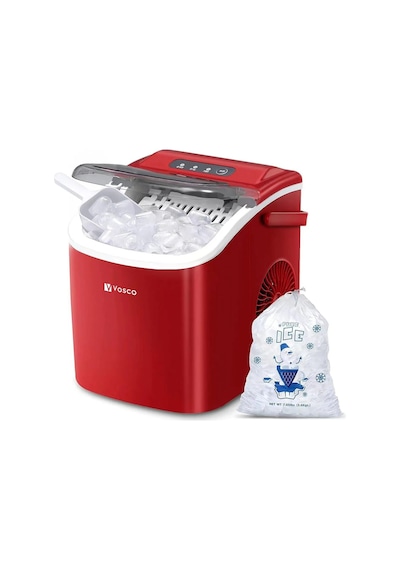 Buz Makinesi 12 Kg/gün Kapasiteli Kırmızı