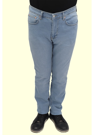 Denim Cartel Dmctekstil Erkek 1002 Yüksek Bel Normal Kesim Boru Paça Jean Pantolon Açık Mavi Denim Cartel Dmctekstil Erkek 1002 Yüksek Bel Normal Kesim Boru Paça Jean Pantolon Açık Mavi