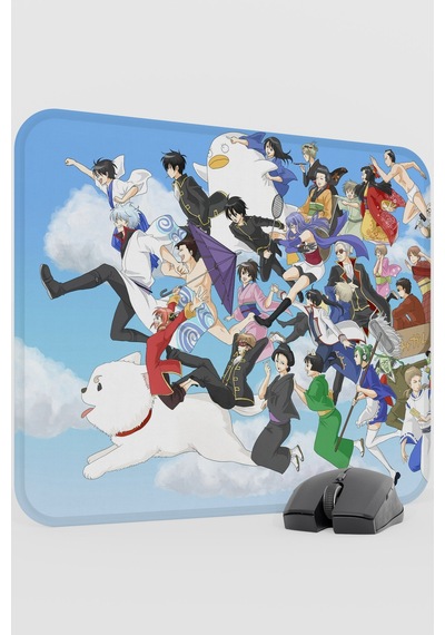 Gintama Anime V3 - 48x40 Xl Gaming Kauçuk Kaymaz Taban Mouse Pad Fare Altlığı