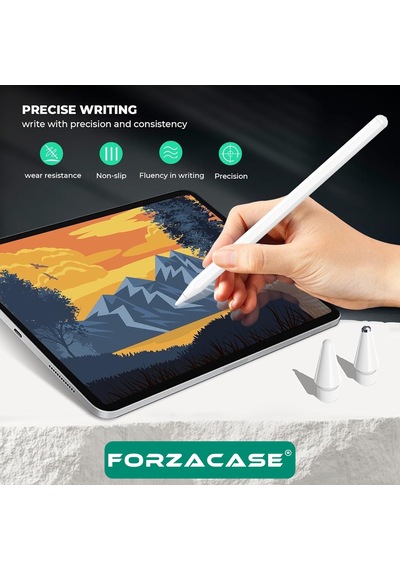 Forzacase Apple Pencil 1 / 2 / Pro / Type-c İle Uyumlu Çizim Hassasiyet Ayarlı Pencil Kalem Uç Seti - Fc1143