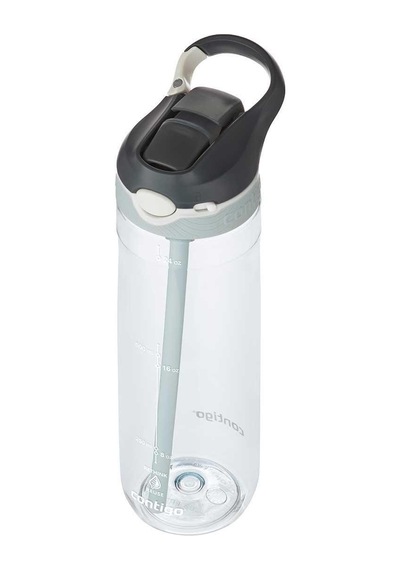 Contigo Ashland Tren Tek El Bas İç Kapaklı Su Matarası 720ml 2191384 - Şeffaf