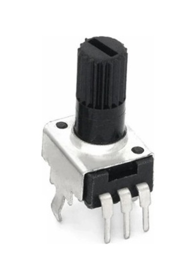 10 Adet 10kohm Dikey Potansiyometre Rv09 Ayarlanabilir Direnç Pot Tırtıklı 13mm Ses Parlaklık Voltaj Ayarı Amfi Anfi