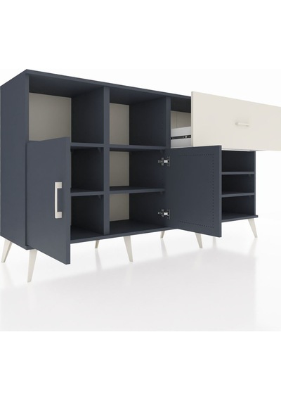 Hyperion Konsol 6 Raflı Tek Çekmeceli 2 Kapaklı 176x44x99 Antrasit-antrasit/aytaşı Antrasit - Antrasit Hyperion Konsol 6 Raflı Tek Çekmeceli 2 Kapaklı 176x44x99 Antrasit-antrasit/aytaşı Antrasit - Antrasit