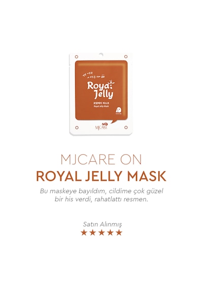 On Royal Jelly Mask Arı Sütü Içeren Maske 5'li