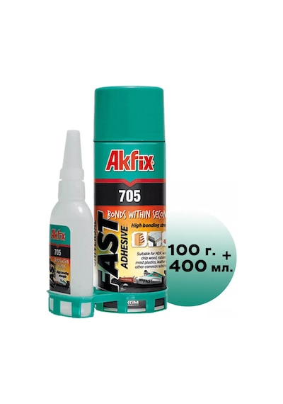 Akfix Akfix 705 100 Gr. + 400 Ml Yapıştırma Seti 241508114