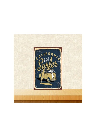 California Best 20-30 Cm Retro Ahşap Tablo Tkfx5260 Çok Renkli - 743297727 Çok Renkli