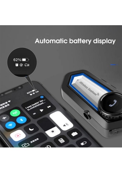 Bt31 Kask Kulaklık Bluetooth 5.0 Motosiklet Interkom Su Geçirmez