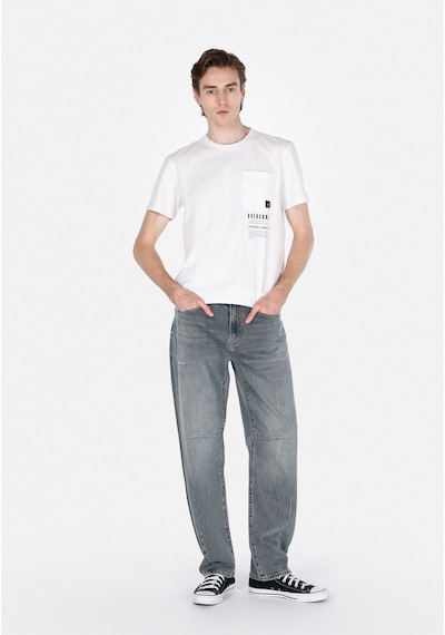 Colin's Colins Baggy Fit Orta Bel Düz Paça Erkek Yeşil Jean Pantolon Cl1074870 Q1.v1 Dn44323 Denim