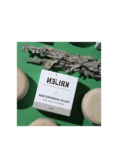 Katı Şampuan, Rhassoul Kili Ve Adaçayı İçeren, 100 Gr