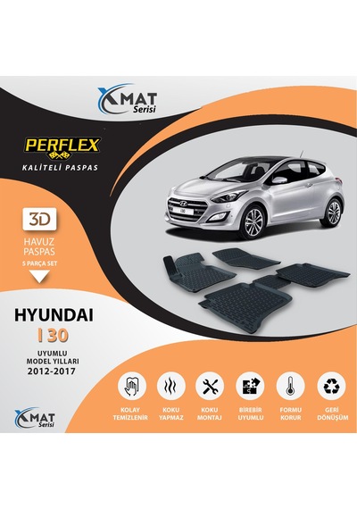 Perflex Paspas 3D Havuzlu X-Mat I30 2012-2017