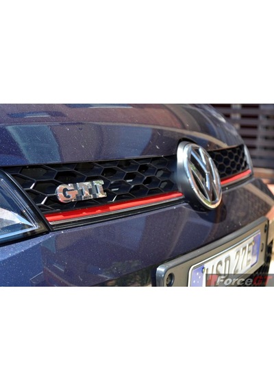 Volkswagen Golf 7 Ön Panjur Gti Kırmızı Şeritli Siyah 2013-2017