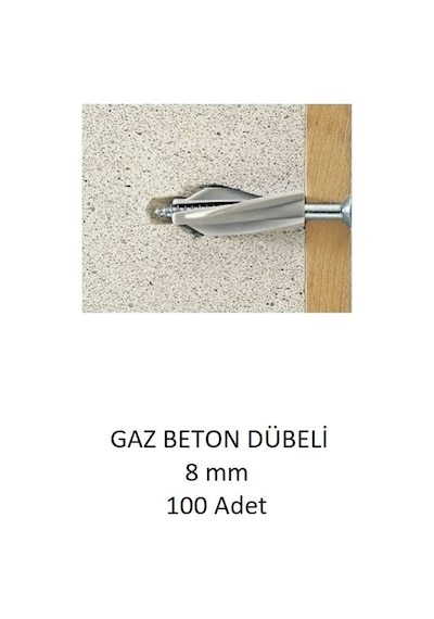 Gaz Beton Ytong Dübeli 8 Mm 100 Adet