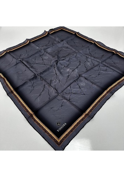 Vissona Twill İpek Eşarp Ipk6504-31702 Çok Renkli