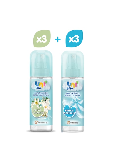 Uni Baby Bebek Kolonyası Bahar Çiçekleri&bebeksi Koku 6'lı 900 Ml