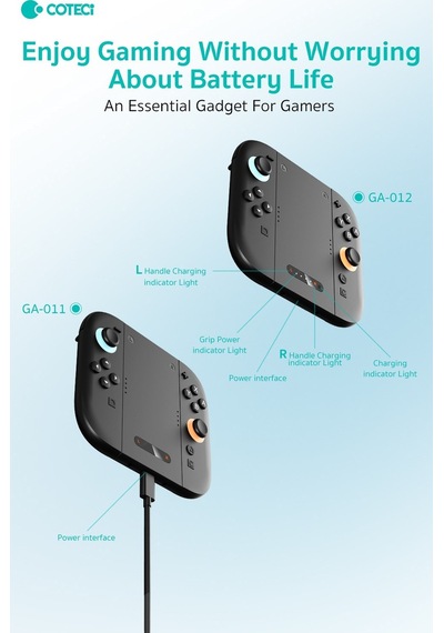 Özel Tasarım Coteci Nintendo Switch 2 Joy-con Şarjlı Aparatı Konsol Donanımı Oyun Tutacağı