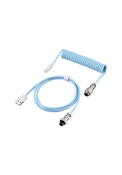 Coiled Kablo, Sarmal Kablo, Mekanik Klavye Kablosu, Type C Usb Kablo Oyuncu Klavyesi Kablosu